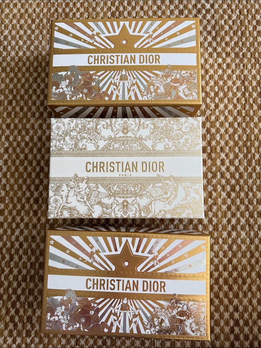 3 Dior empty boxes